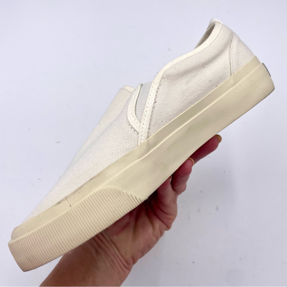 Everlane White Canvas Forever Slip On‎ Sneaker in Size 6.5 - Picture 5 of 10